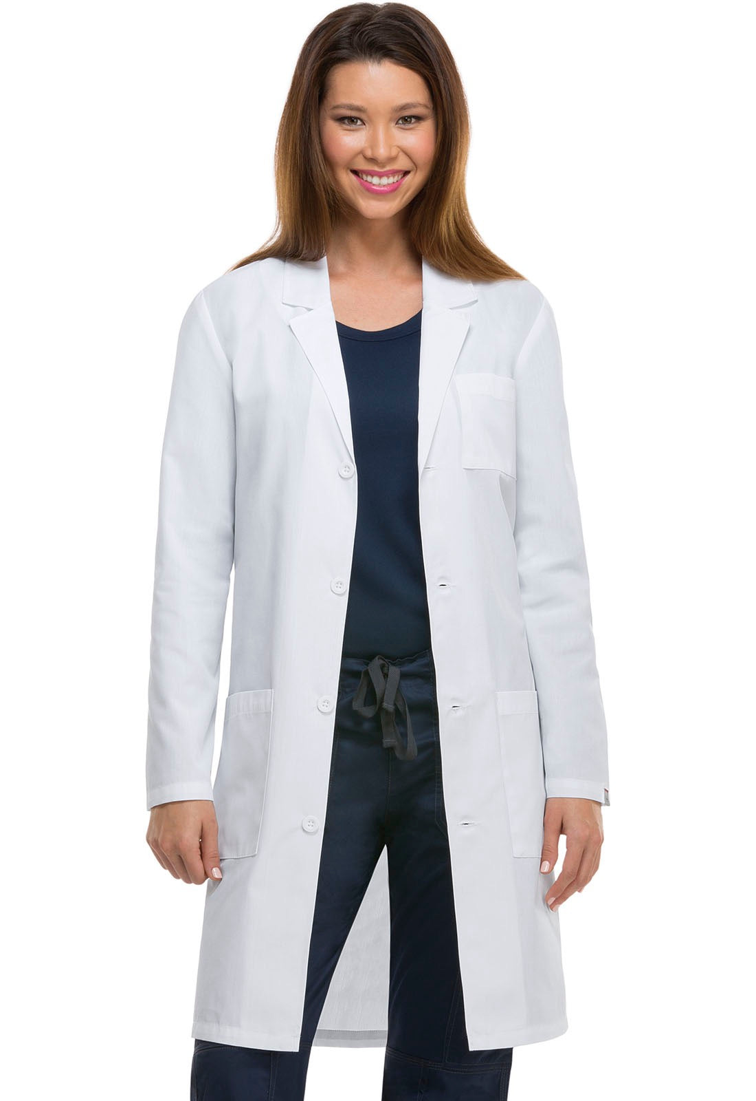 37" Unisex Lab Coat in White | 83403