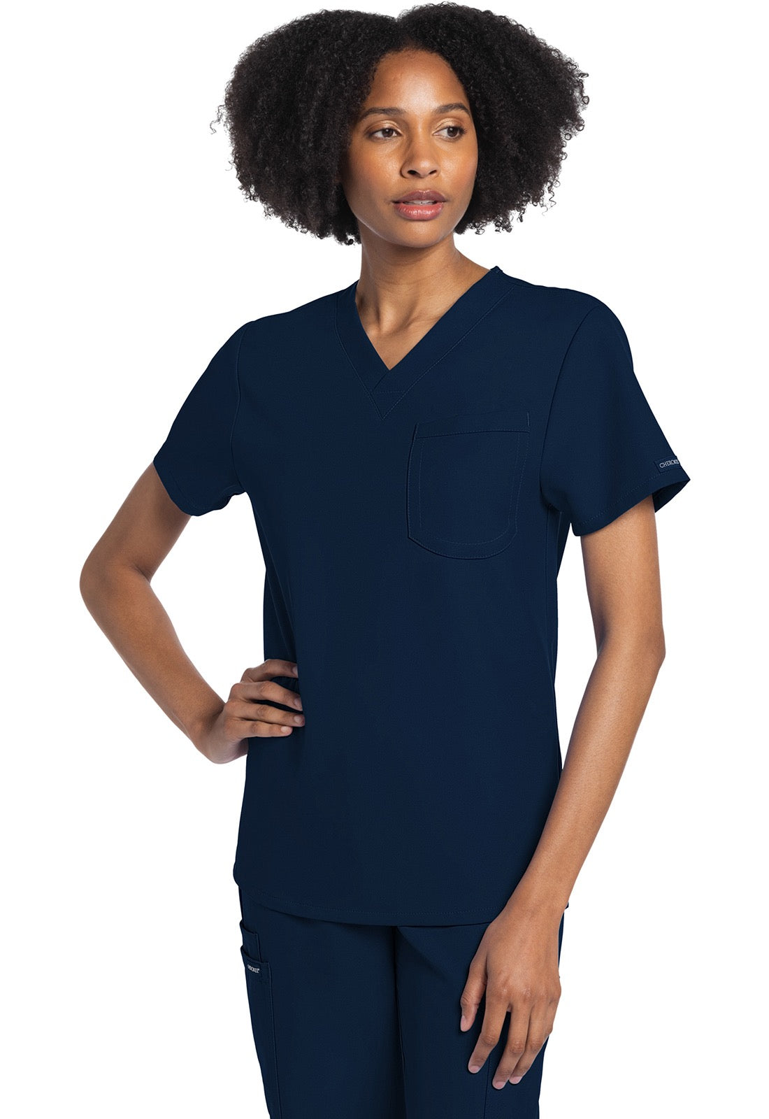 Cherokee Workwear Originals Ultra Unisex V-Neck Top 