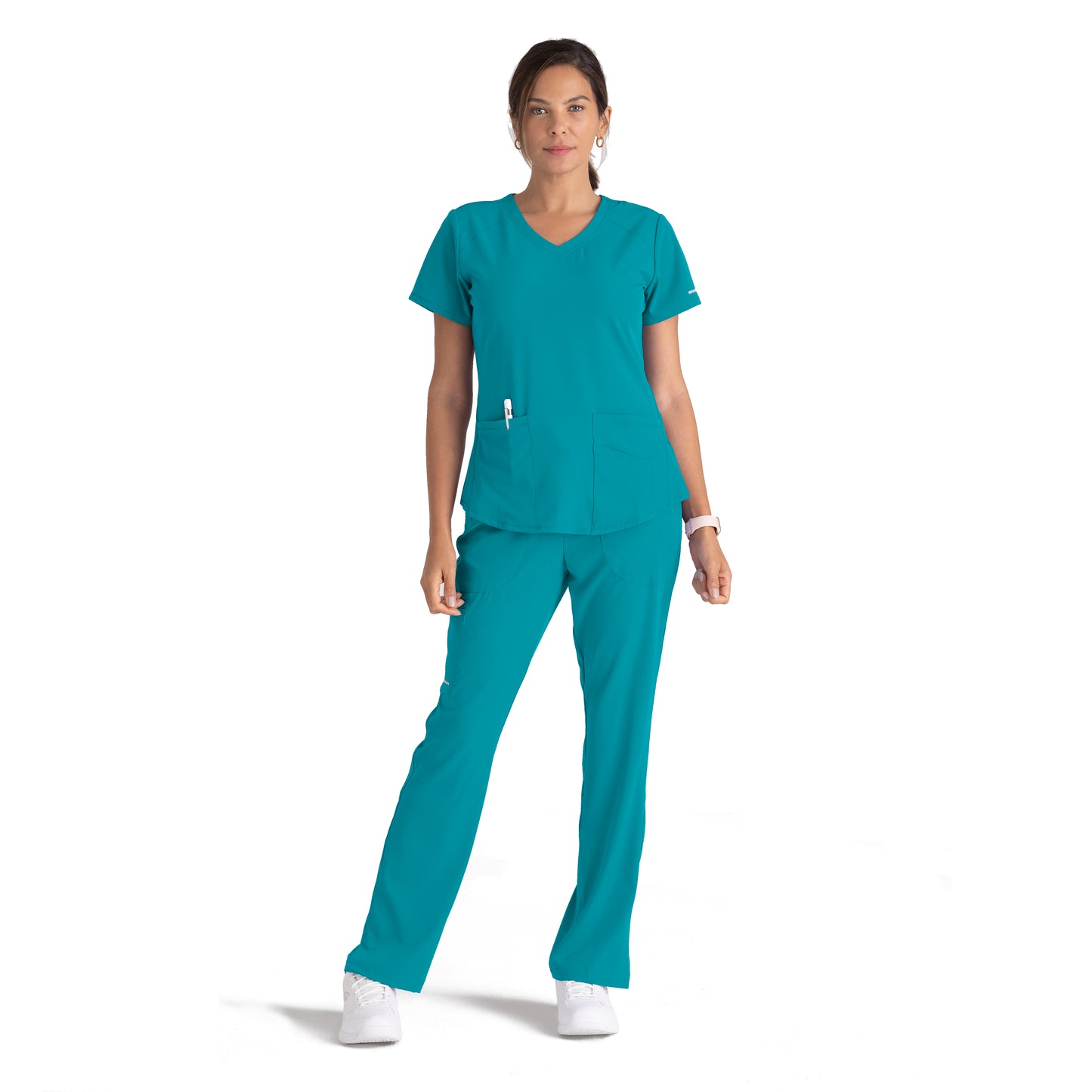 Skechers Women's Modern Fit V-Neck Scrub Top #SK101