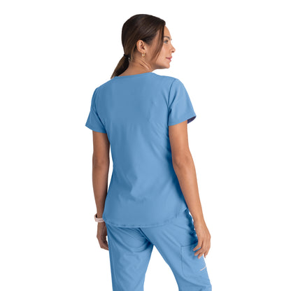 Skechers Women's Modern Fit V-Neck Scrub Top #SK101