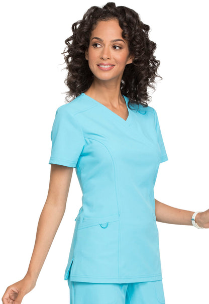 Elle Women Scrubs Top Mock Wrap #Elle620