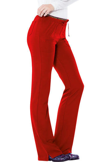 HeartSoul Low Rise Flare Leg Elastic Waist Scrub Pants  #20110