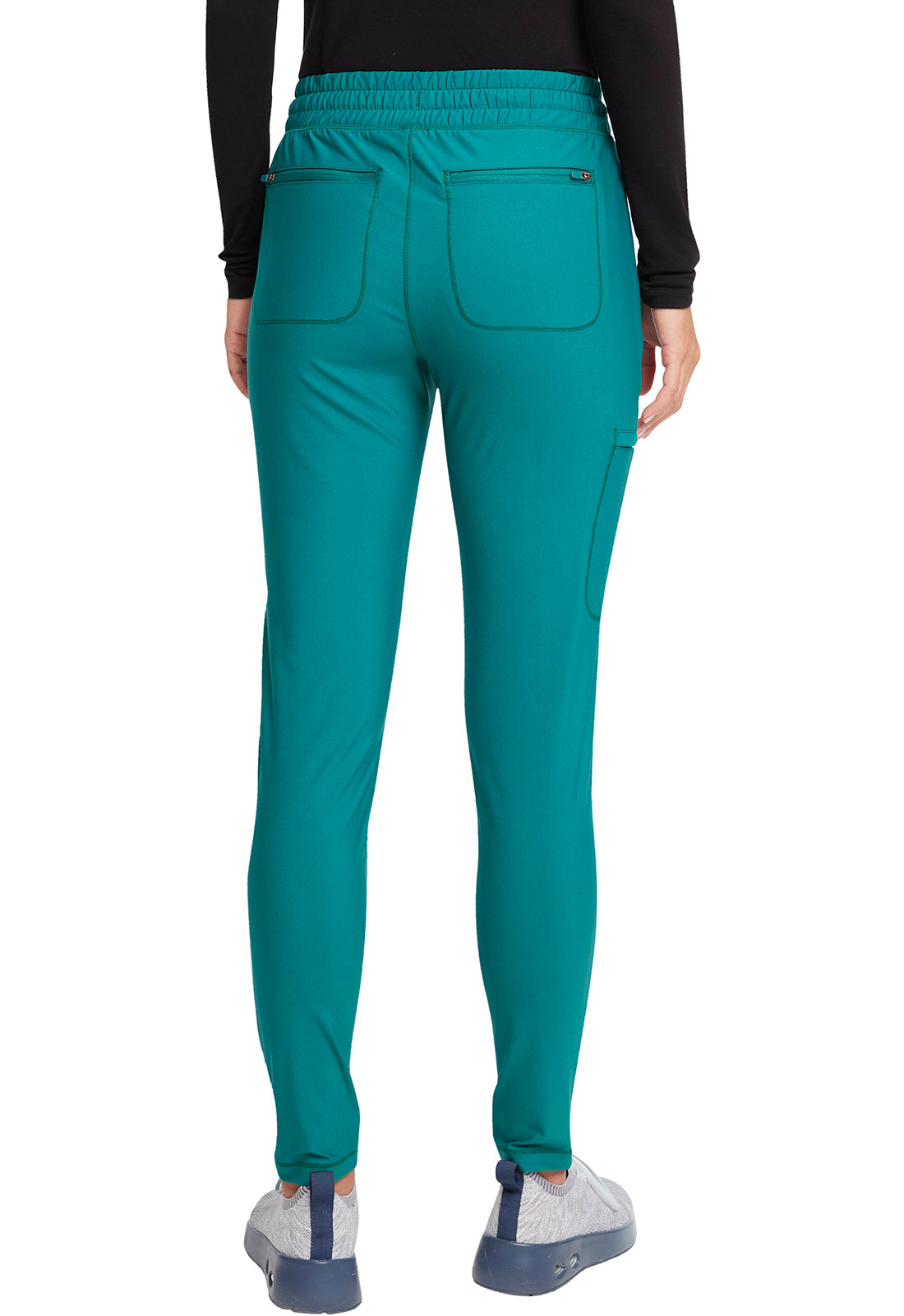 aent- Ladies Mid Rise Tapered Leg Drawstring Pant - Wicked Smart Apparel