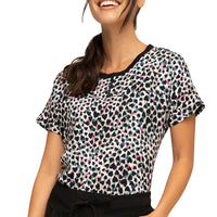 Round Neck Tuck-in Top in Forever Wild At Heart | HS800