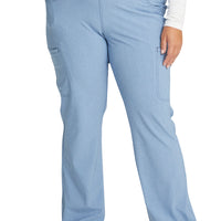 Cherokee iFlex Women's Mid Rise Straight Leg Pull-On Pant #CK002