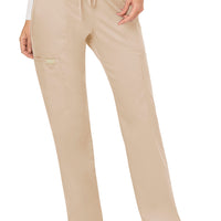 WW Revolution Cherokee Mid Rise Moderate Flare Drawstring Pant #WW120