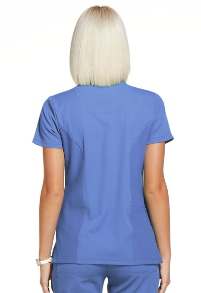 Elle Women Scrubs Top Mock Wrap #Elle620