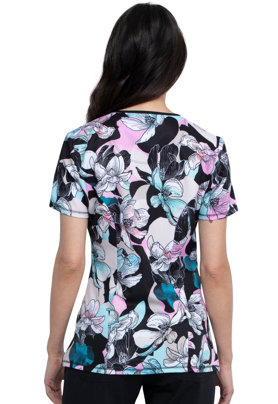 Infinity Round Neck Top in Feeling Floral #CK609